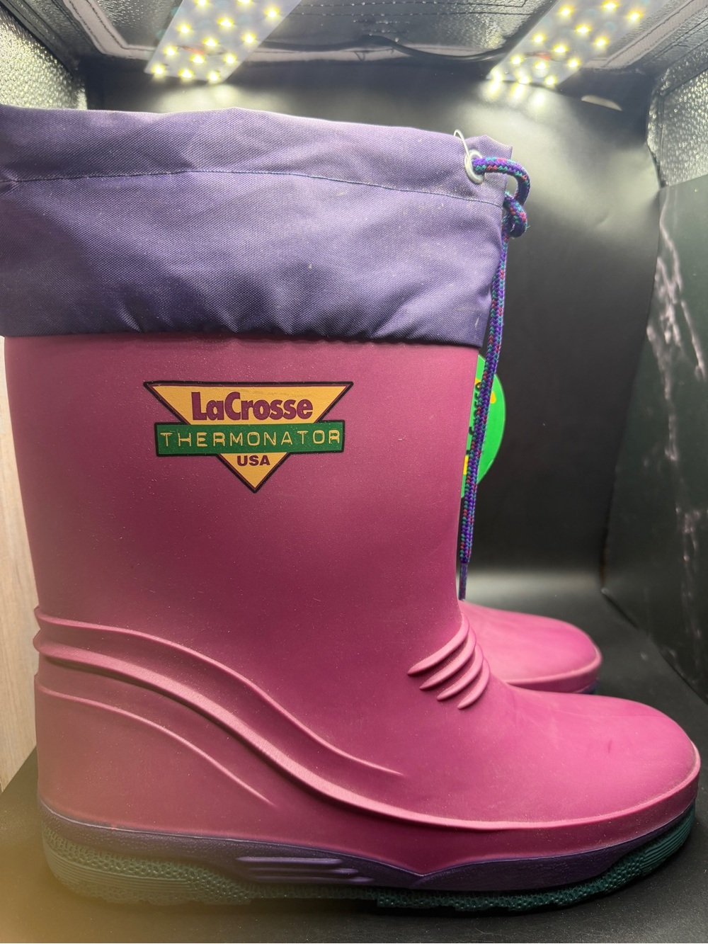 LaCrosse Purple Therminator Rain Boots